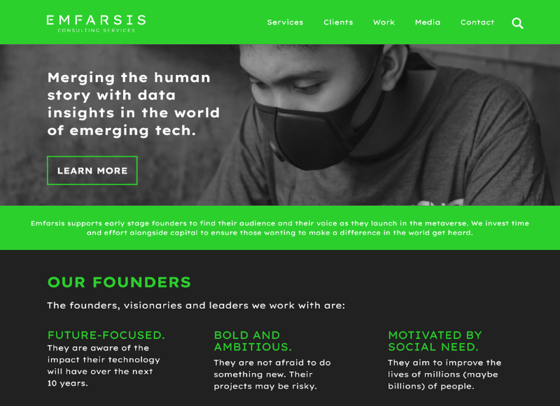 Emfarsis Website Design